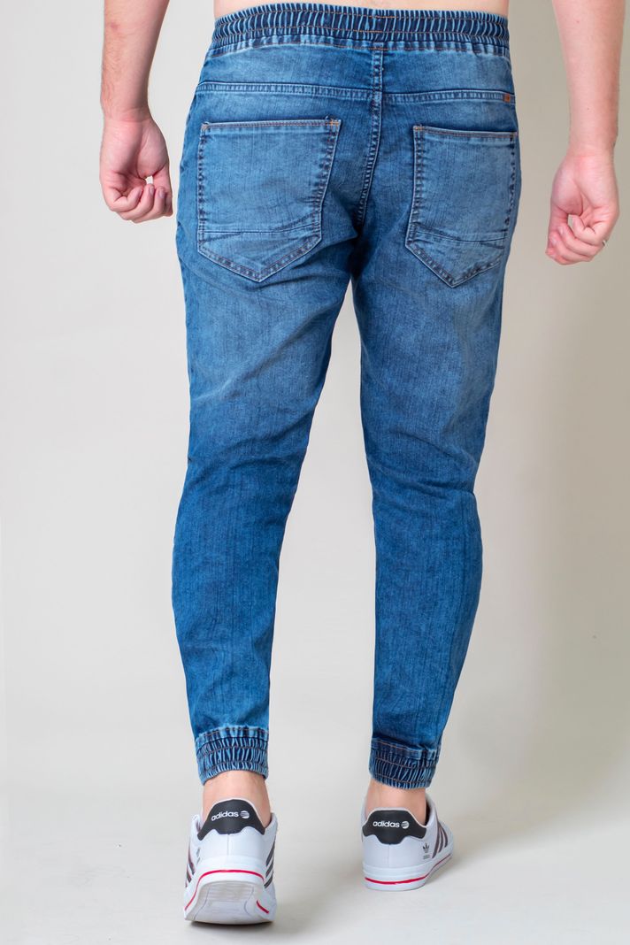 Pantalon  Jogger  Denim 0 Azul  Gangster-1