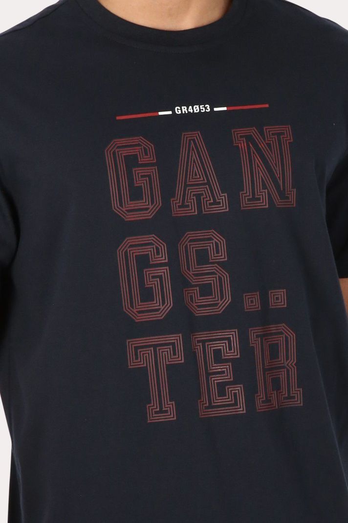 Polera Mc Básica  Mundau Azul Gangster-2