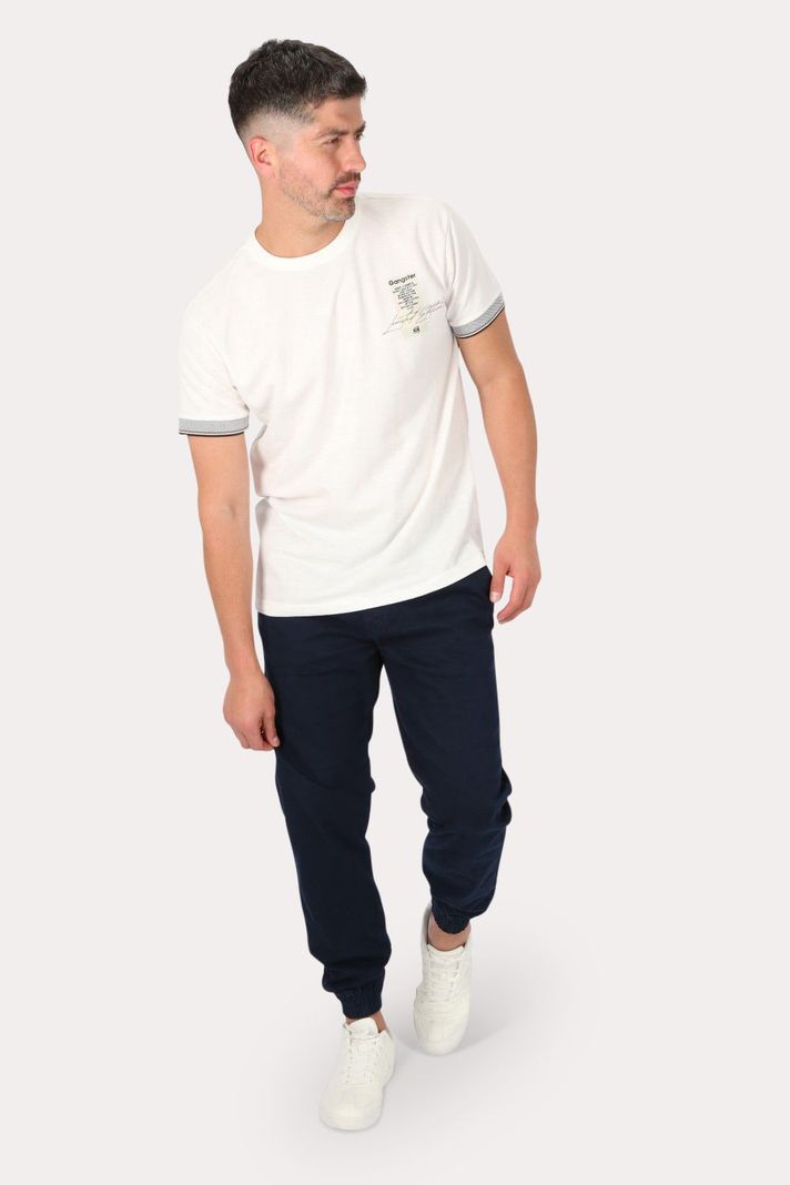 Pantalon Jogger Canvas 0 Azul Gangster-3