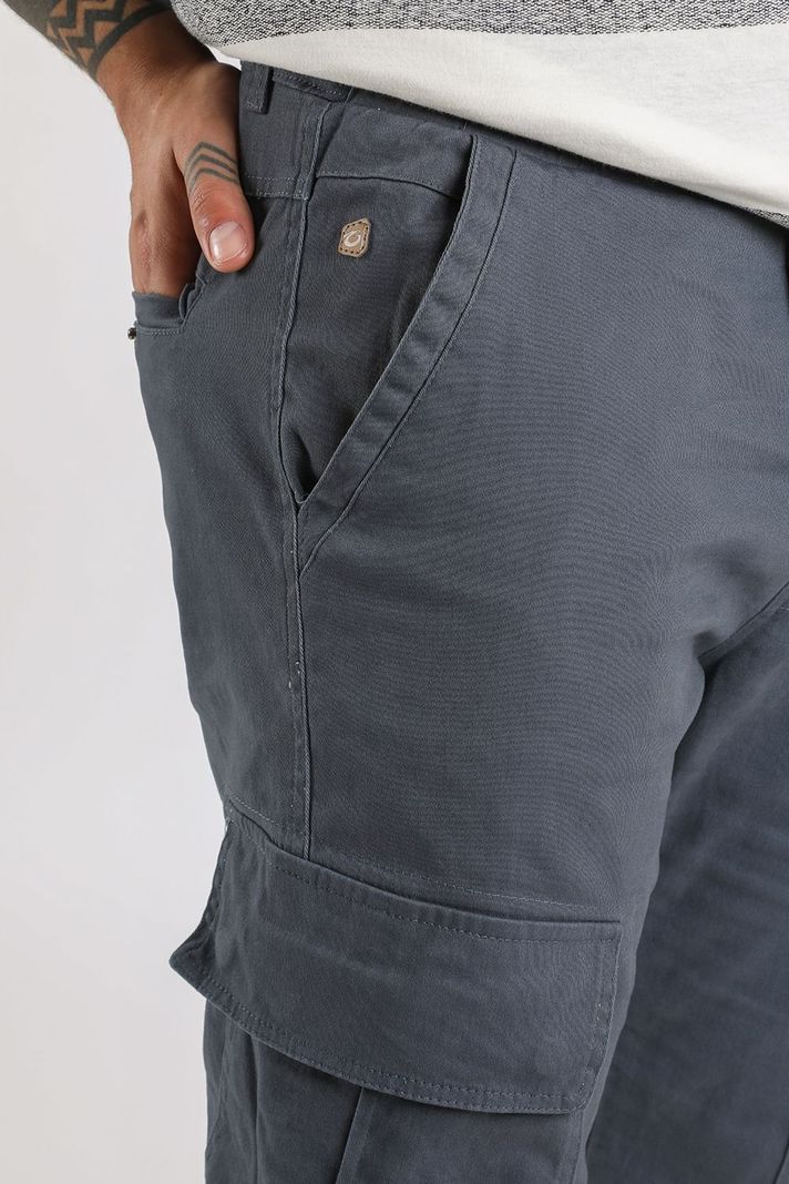 Pantalon Jogger Canvas Recruit Azul Gangster-2