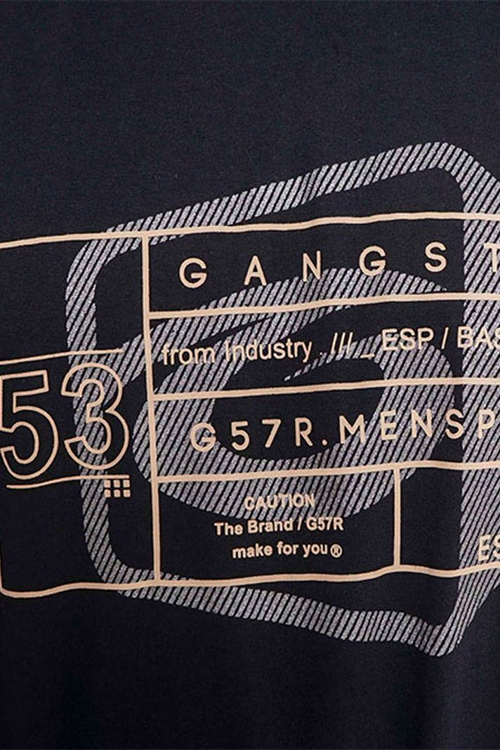 Plus Polera Mc Básica Caut Negro Gangster-2