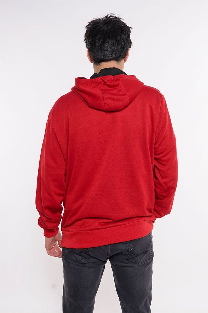 Poleron Hoodie Insti Rojo Gangster-1