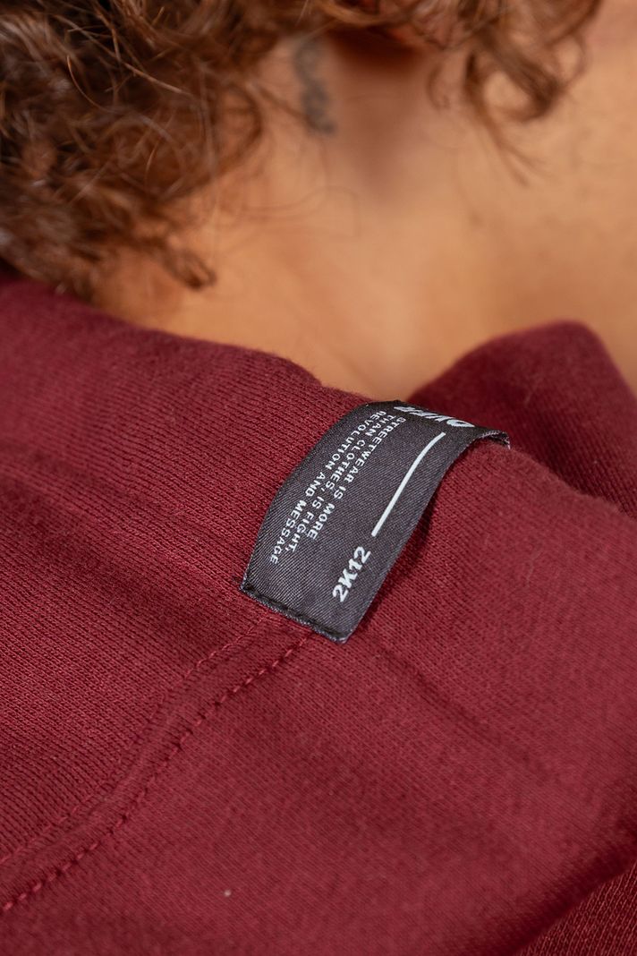 Poleron Hoodie Fleece Brute  Rojo Overcore-2