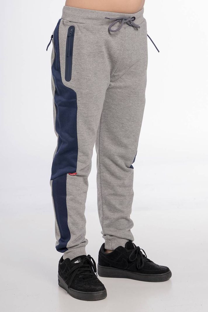 Teen Buzo Liviano Distortion Gris Gangster-2