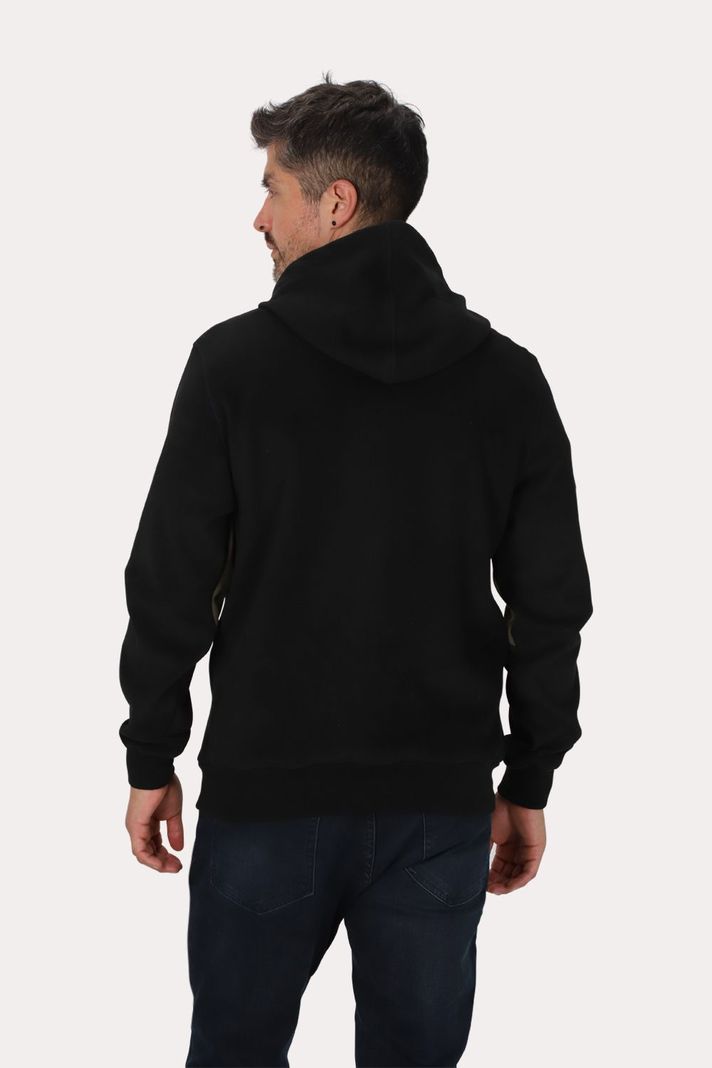 Poleron Full Zipper Polarix Negro Gangster-1