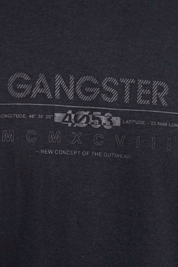 Polera Mc Básica Silber Negro Gangster-2