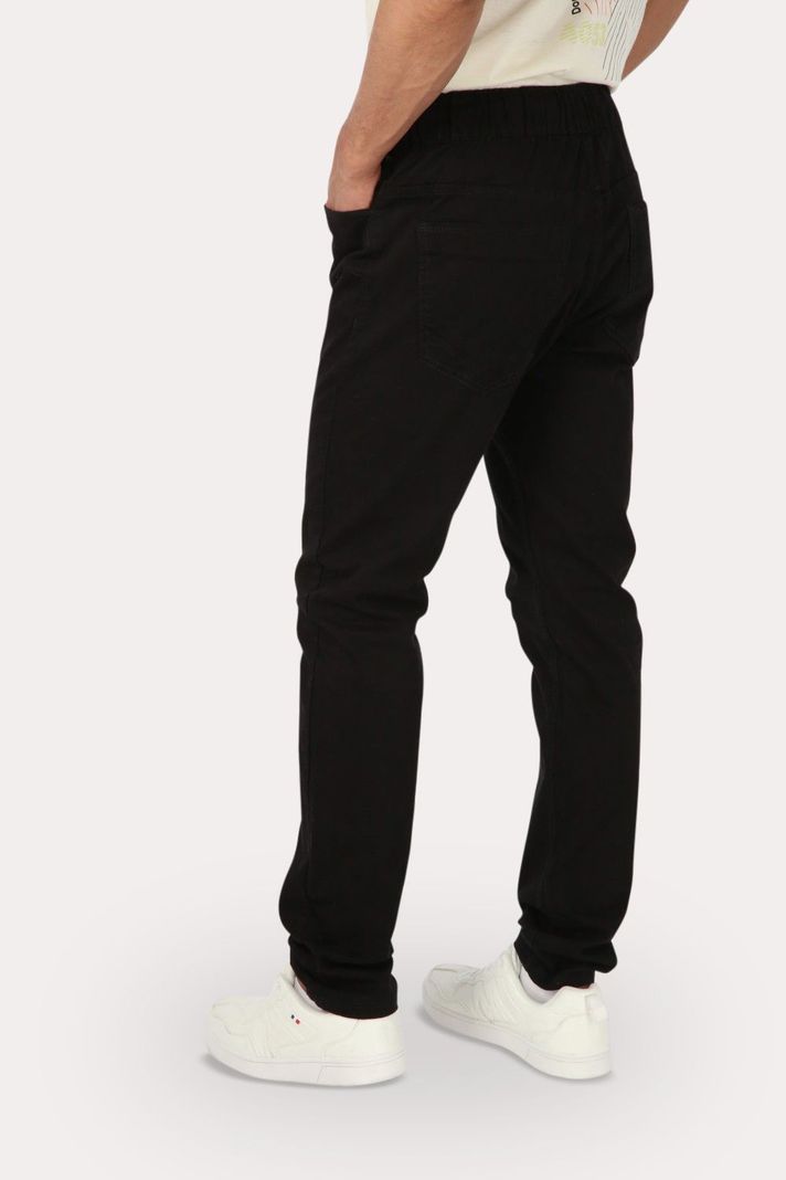 Pantalon Jogger Canvas 1 Negro Gangster-1