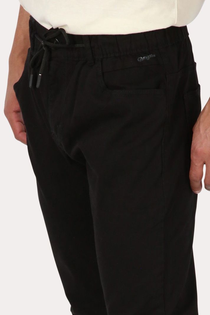 Pantalon Jogger Canvas 1 Negro Gangster-2