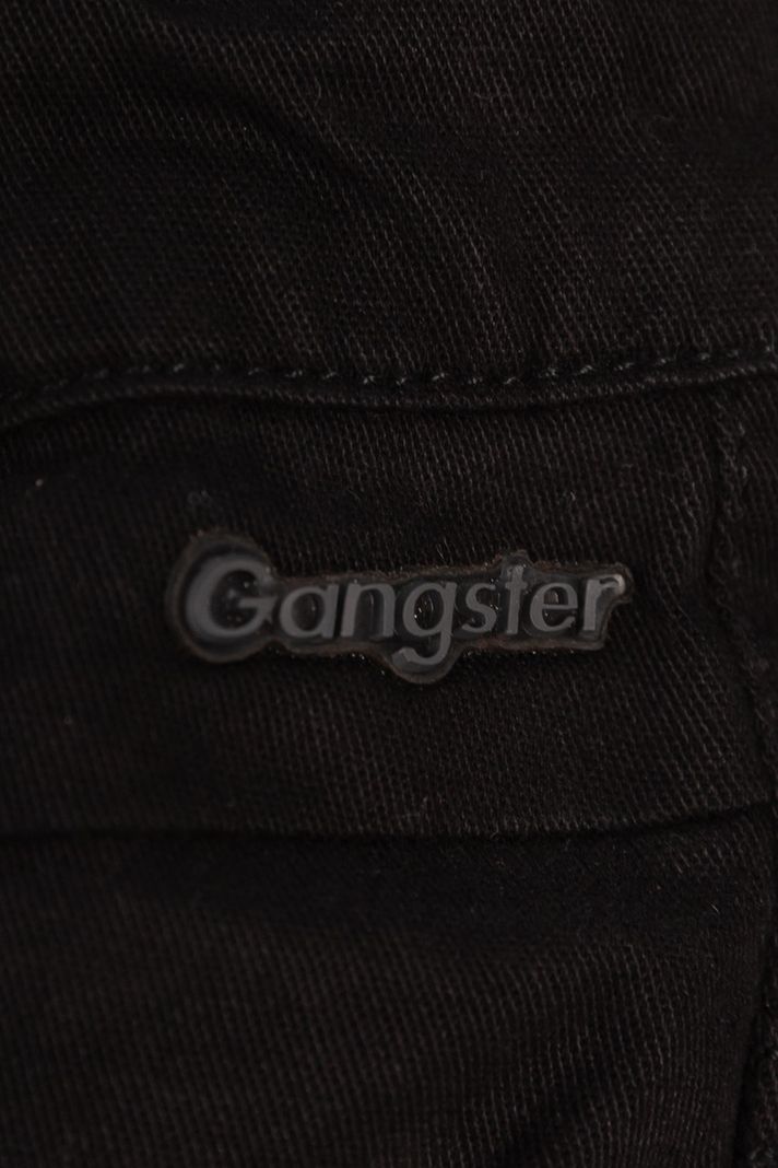 Pantalon Jogger Canvas 1 Negro Gangster-3