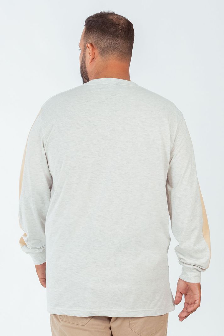 Plus Polera Ml Basica Prime Blanco Gangster-1