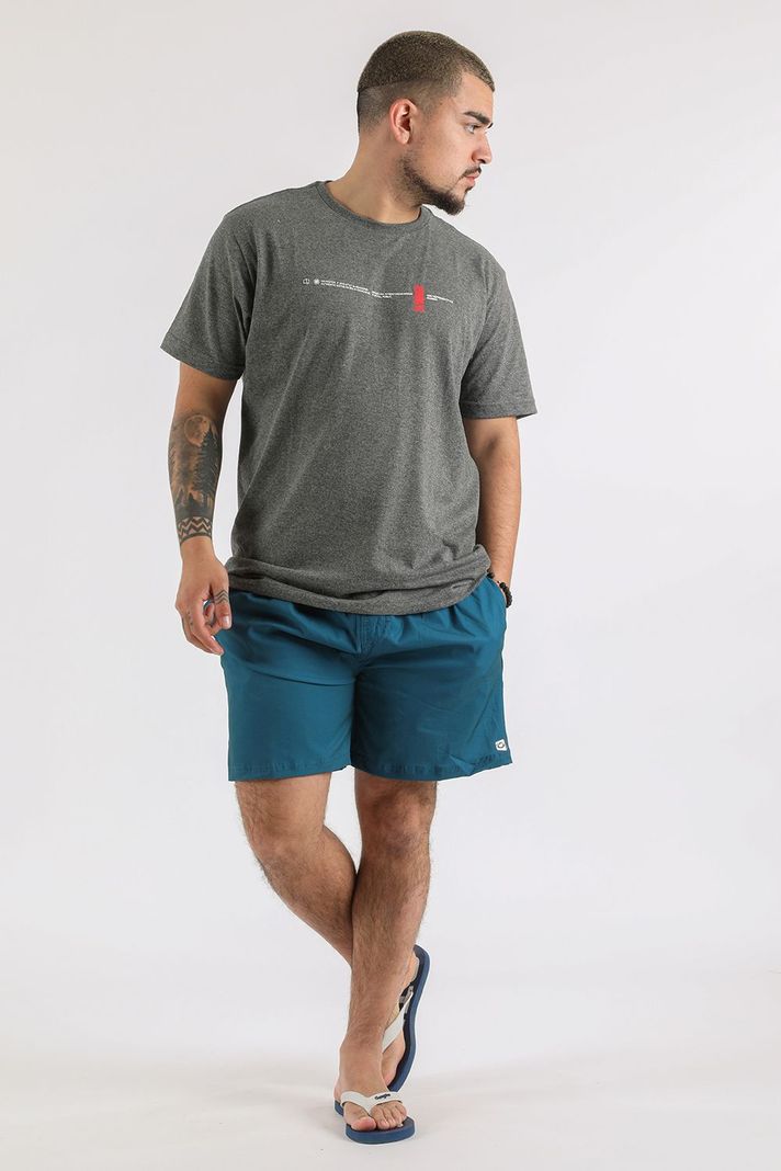 Polera Mc Básica Narrative Gris Gangster-3