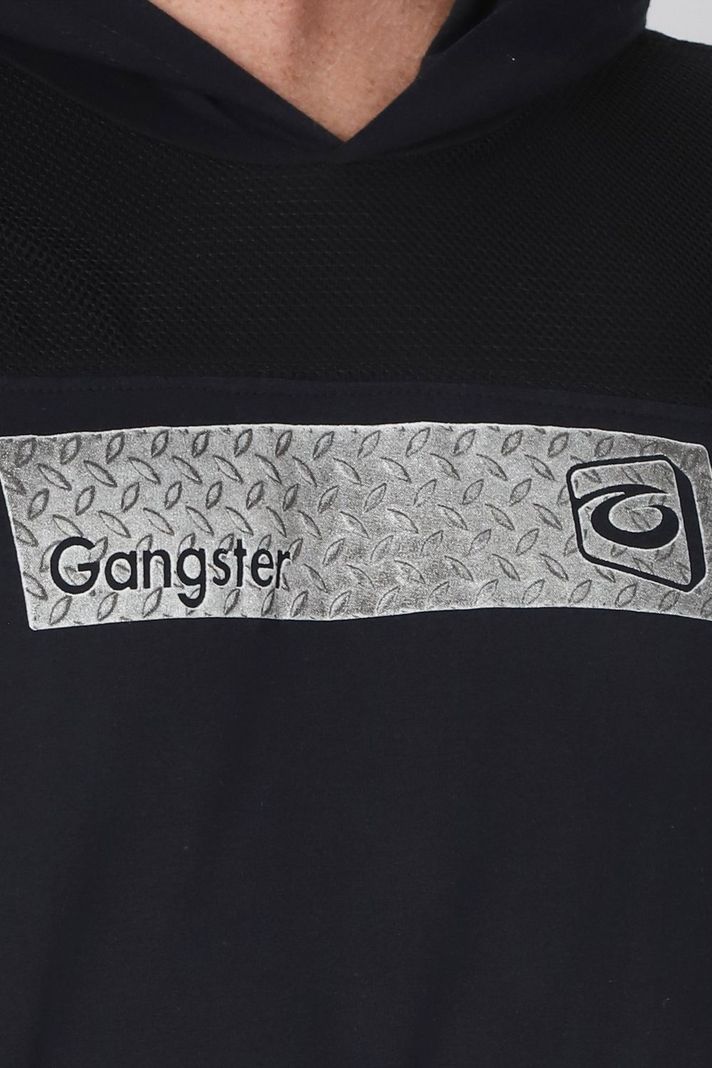 Polera ML 4ever Negro Gangster-2