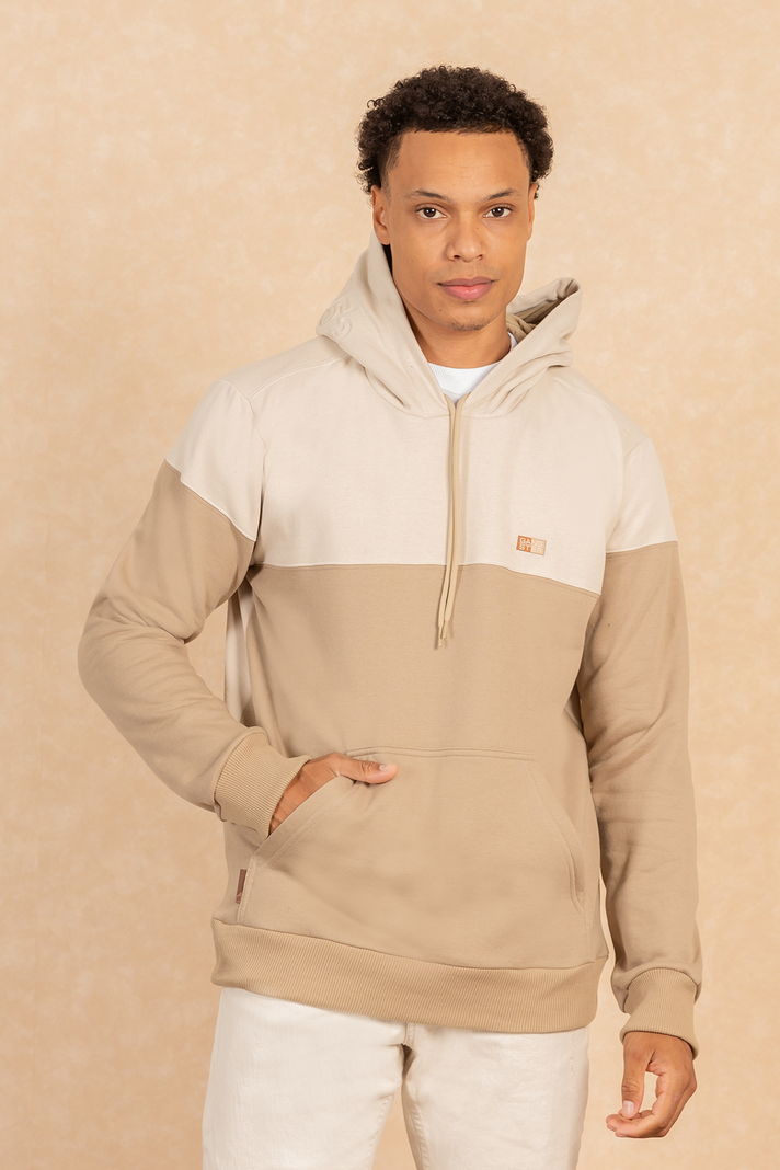 Poleron Hoddie Fleece Peyote Blanco Gangster-0