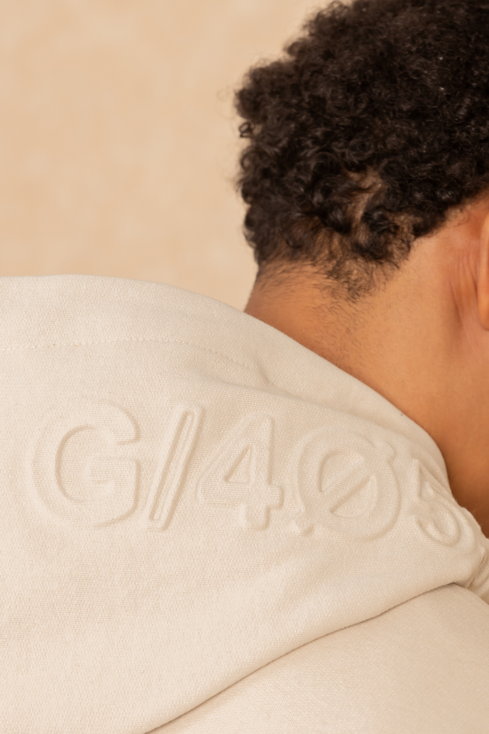 Poleron Hoddie Fleece Peyote Blanco Gangster-3