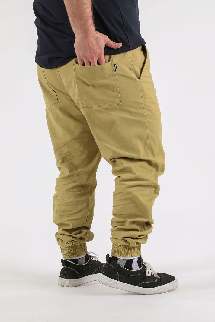 Plus Pantalon Jogger Canvas Over Kaki Gangster-1