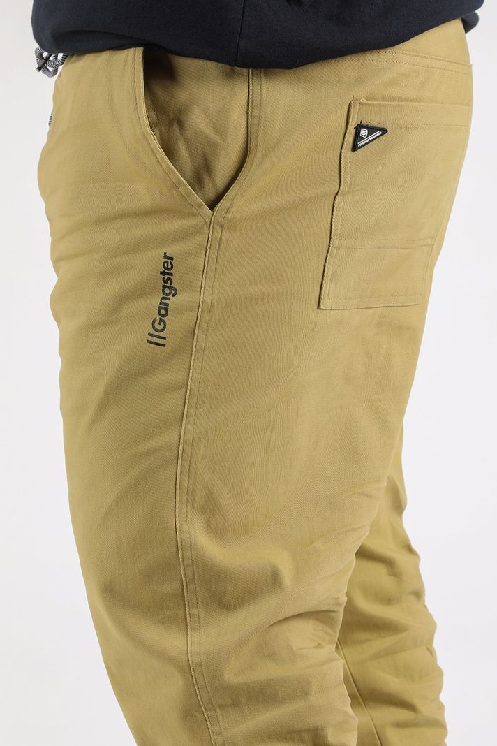 Plus Pantalon Jogger Canvas Over Kaki Gangster-2