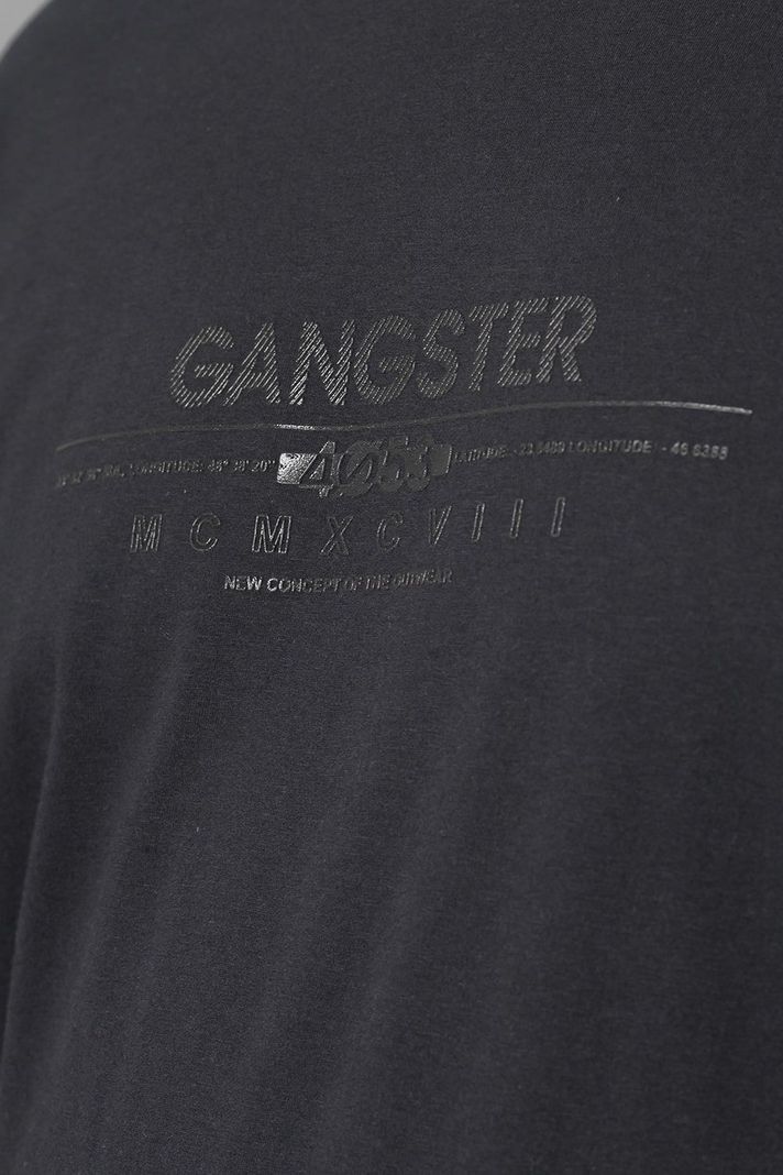 Plus Polera Mc Básica Silber Negro Gangster-2