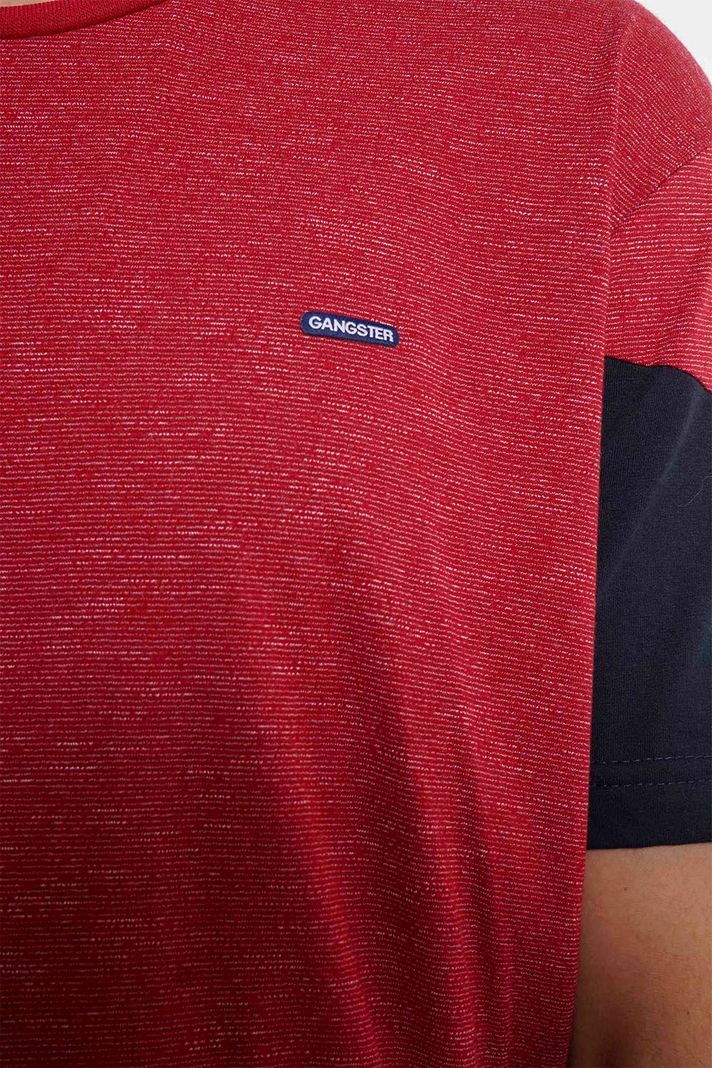 Polera Polo Deshou Roja Gangster-3