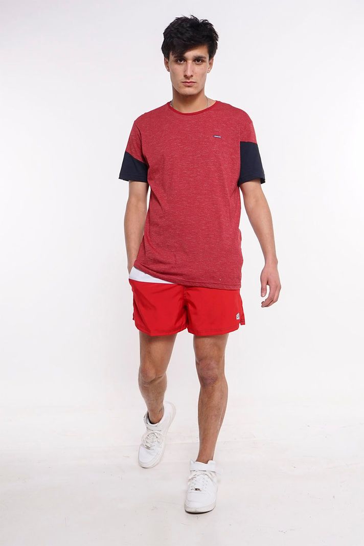 Polera Polo Deshou Roja Gangster-4
