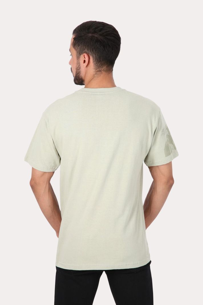 Polera Mc Básica Loose Fit  Verde Gangster-1