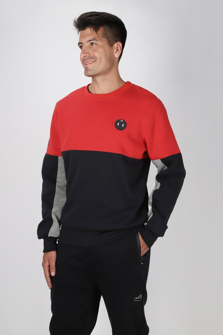 Poleron Crew Spiffy Rojo Gangster-0