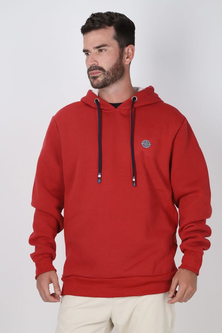 Poleron Hoodie Giddy Rojo Gangster-0