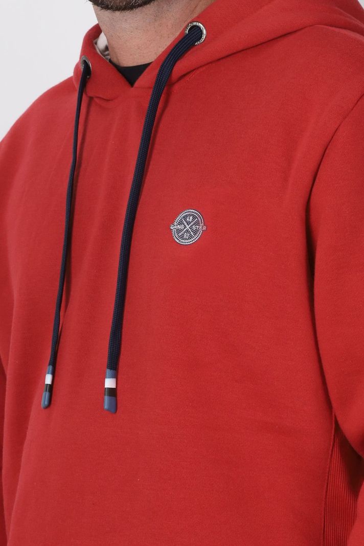 Poleron Hoodie Giddy Rojo Gangster-2