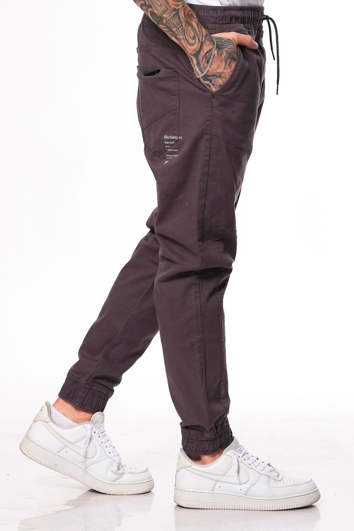 Pantalon Jogger Canvas  Force Gris  Overcore-1
