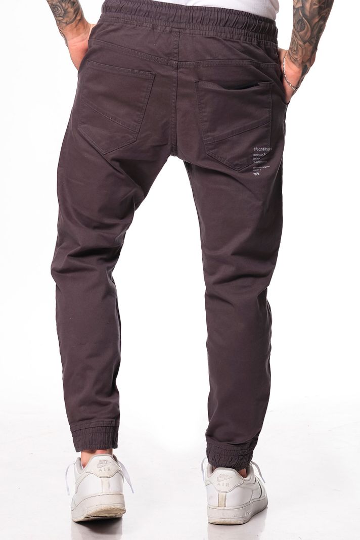 Pantalon Jogger Canvas  Force Gris  Overcore-2