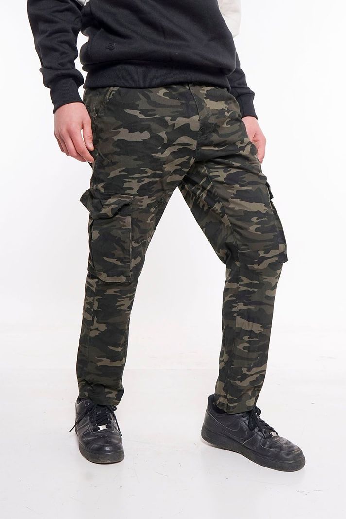 Pantalon Jogger Canvas Tradicional Militar Gangster-0