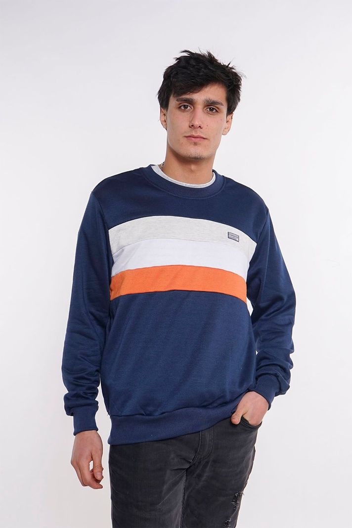 Poleron Crew Flag Azul Gangster-0