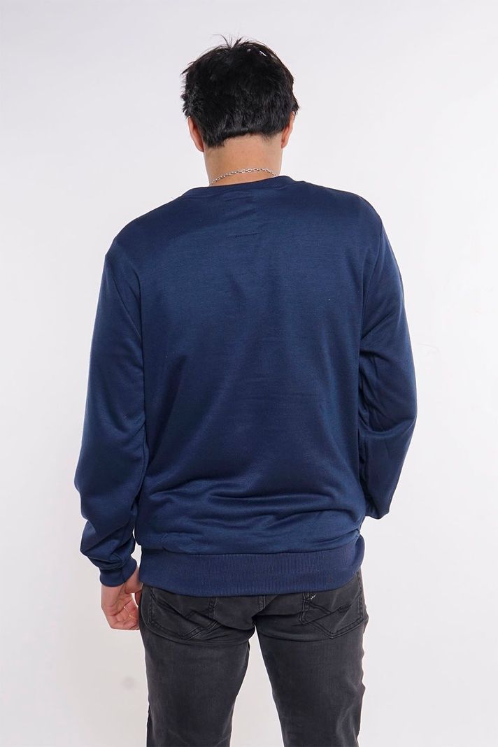 Poleron Crew Flag Azul Gangster-1