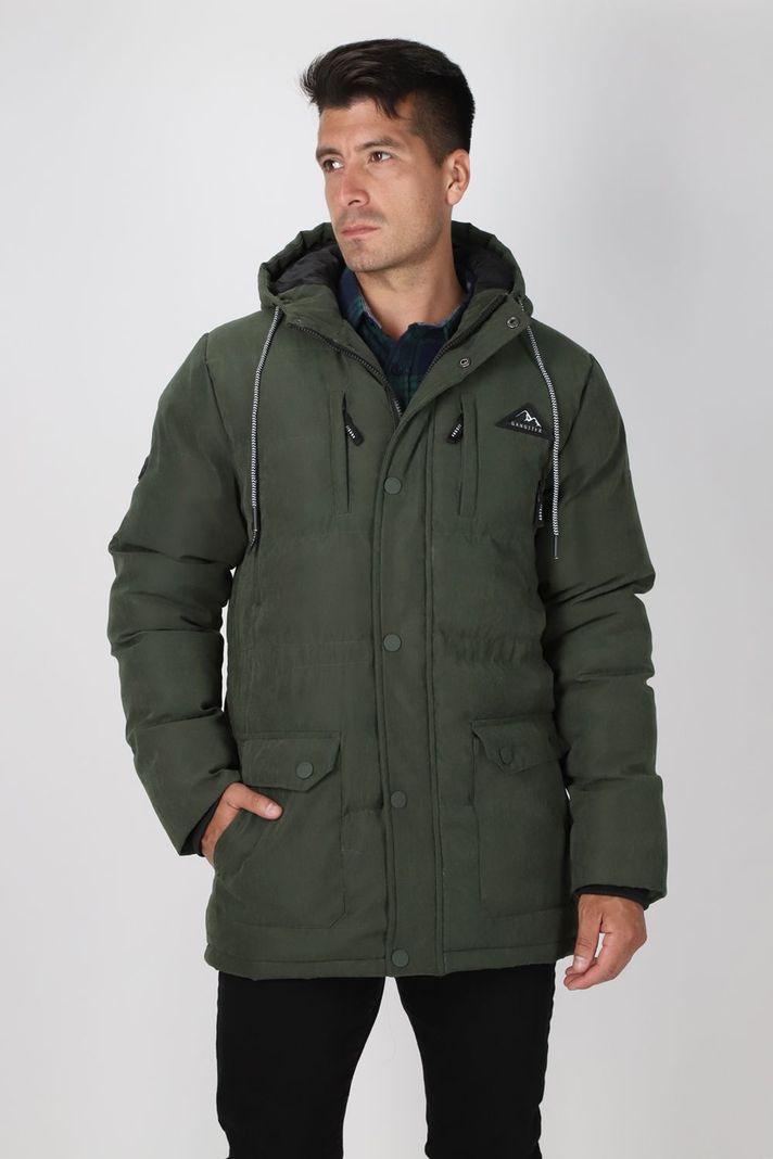 Chaqueta Canvas Boston Verde Gangster-0