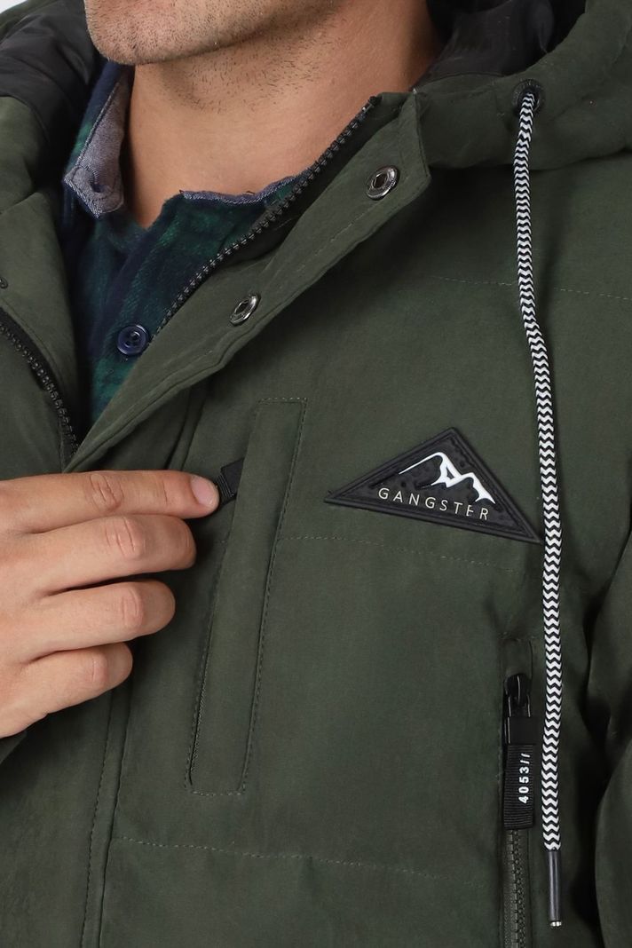 Chaqueta Canvas Boston Verde Gangster-2