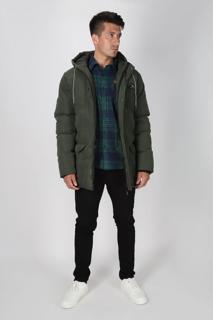 Chaqueta Canvas Boston Verde Gangster-3