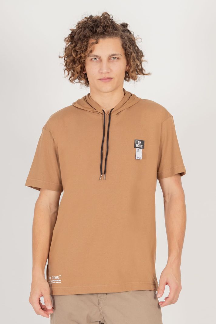 Polera Mc Especial LongHood Café Overcore-0