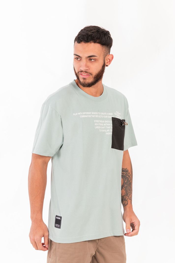 Polera Mc Especial Bpocket Verde Overcore-0