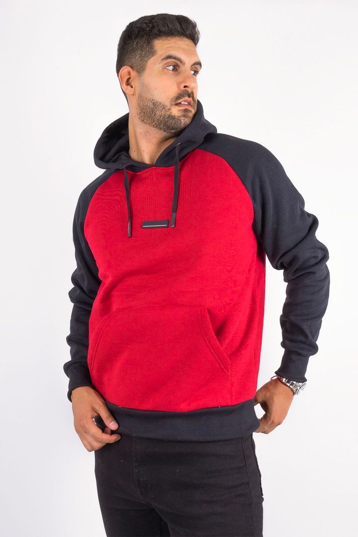 Polerón Hoodie Fleece Everyday Rojo Gangster-0
