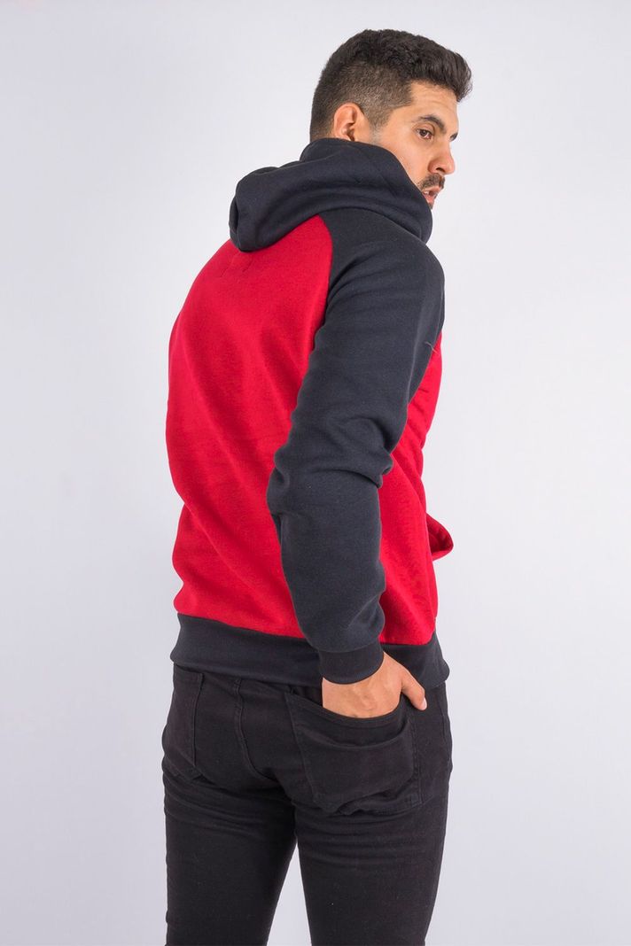 Polerón Hoodie Fleece Everyday Rojo Gangster-1
