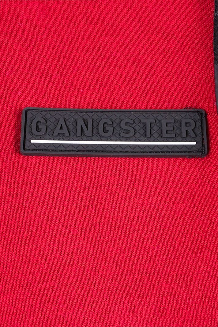 Polerón Hoodie Fleece Everyday Rojo Gangster-2