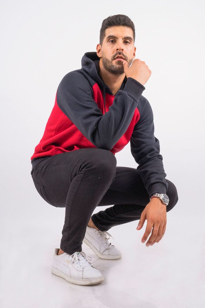 Polerón Hoodie Fleece Everyday Rojo Gangster-4