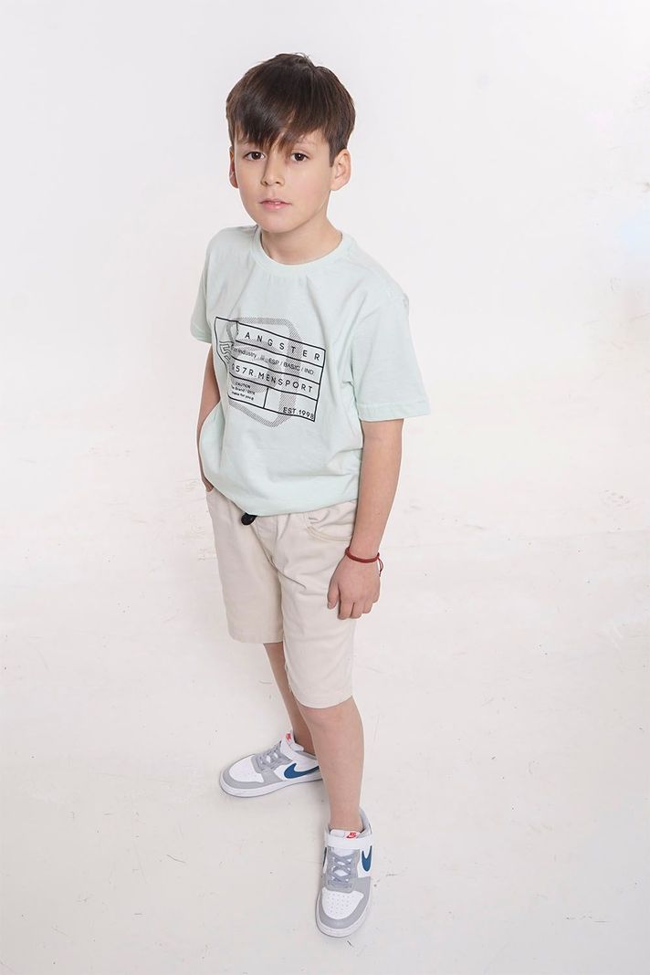 Teen Polera Mc Básica Caut Verde Gangster-0