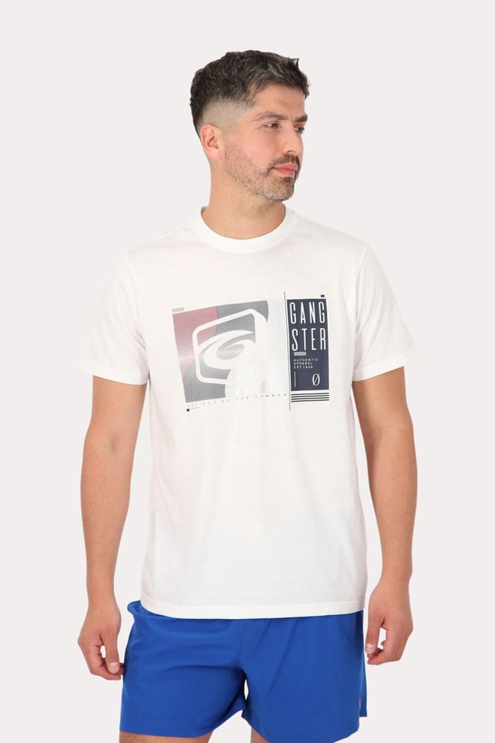 Polera Mc Básica  Saco Blanco Gangster-0
