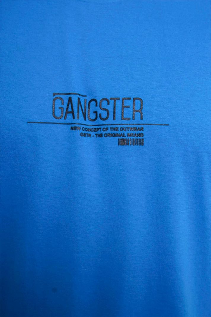 Plus Polera Mc Básica Concept Azul Gangster-2