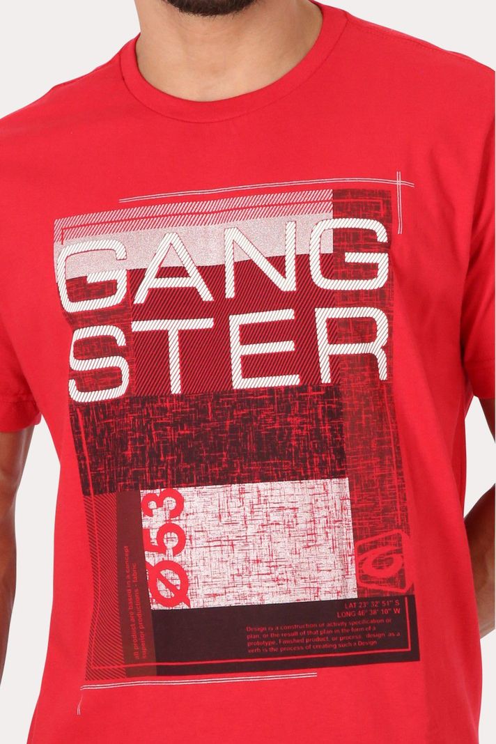 Polera Mc Básica Art Rojo Gangster-2