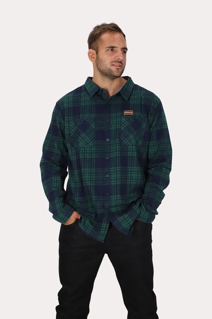 Plus Camisa ML Evergreen Verde Gangster-0