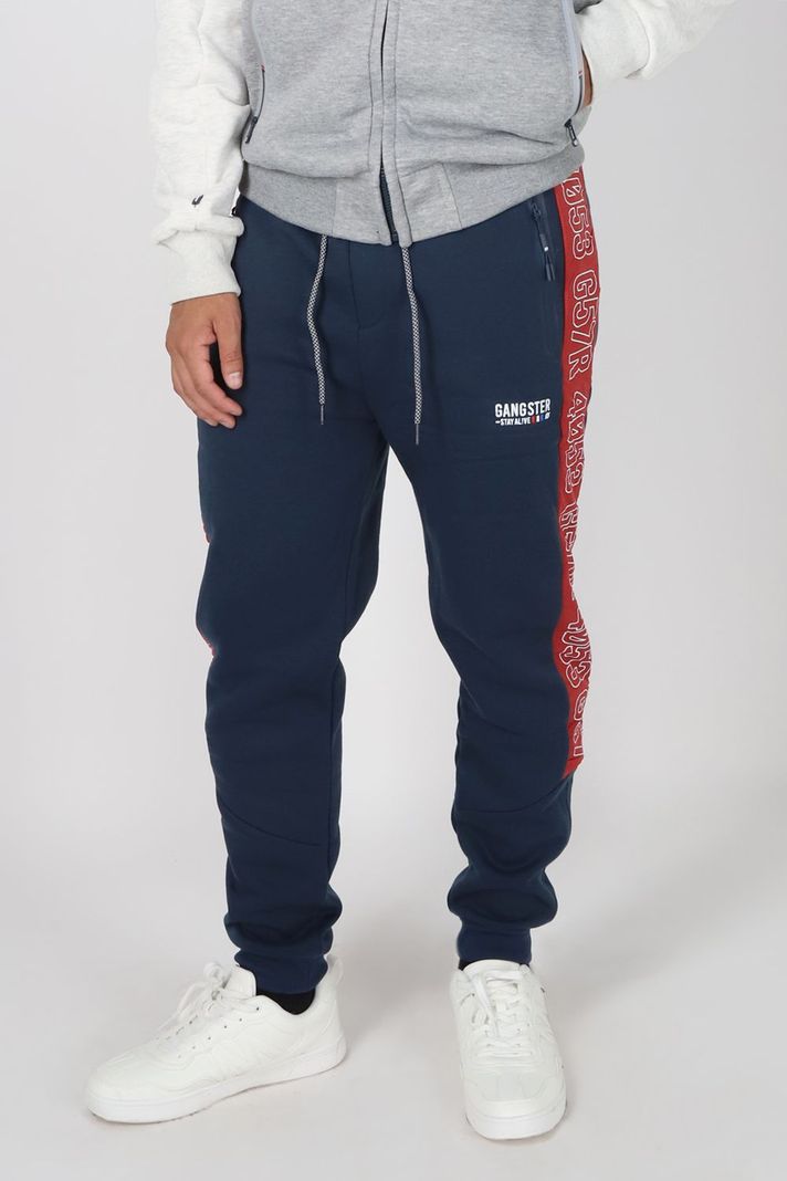 Buzo Jogger Brand Azul Marino Gangster-0