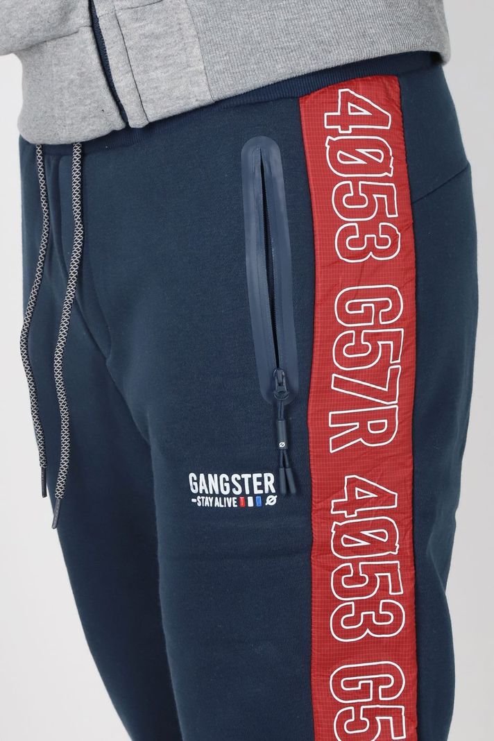 Buzo Jogger Brand Azul Marino Gangster-2