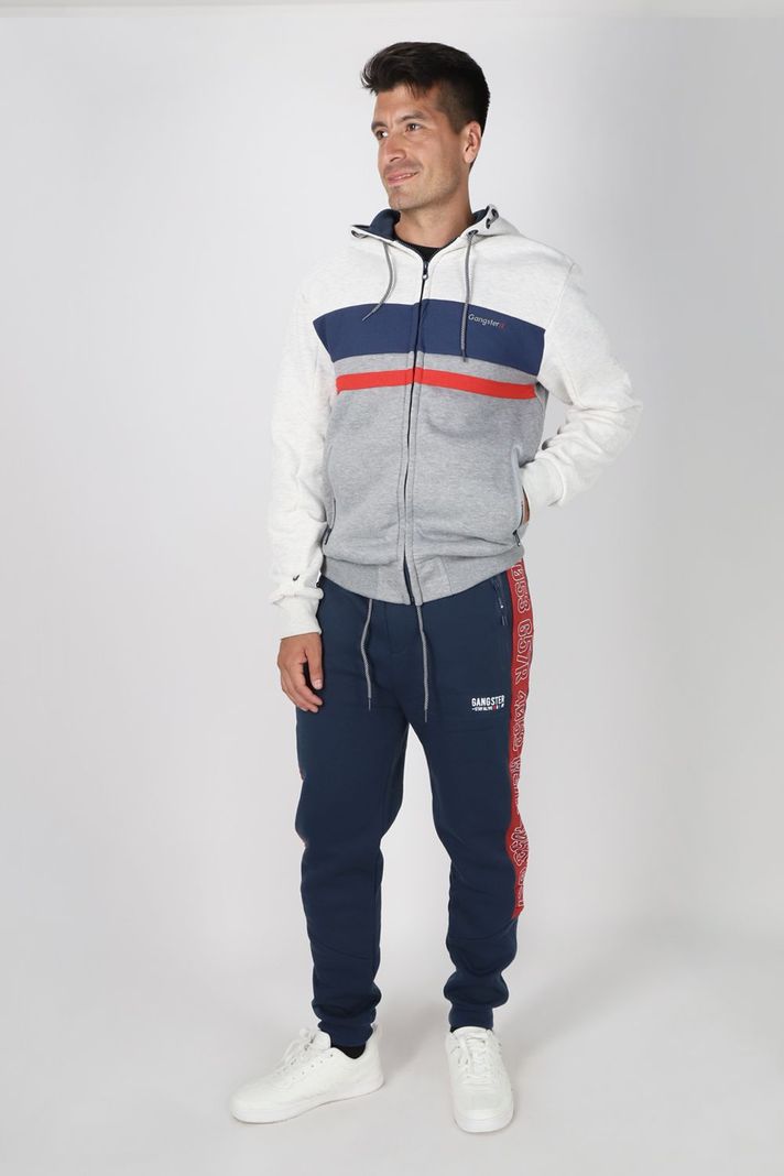 Buzo Jogger Brand Azul Marino Gangster-3