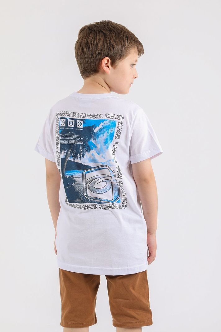 Teen Polera Mc Básica Montego Blanco Gangster-2